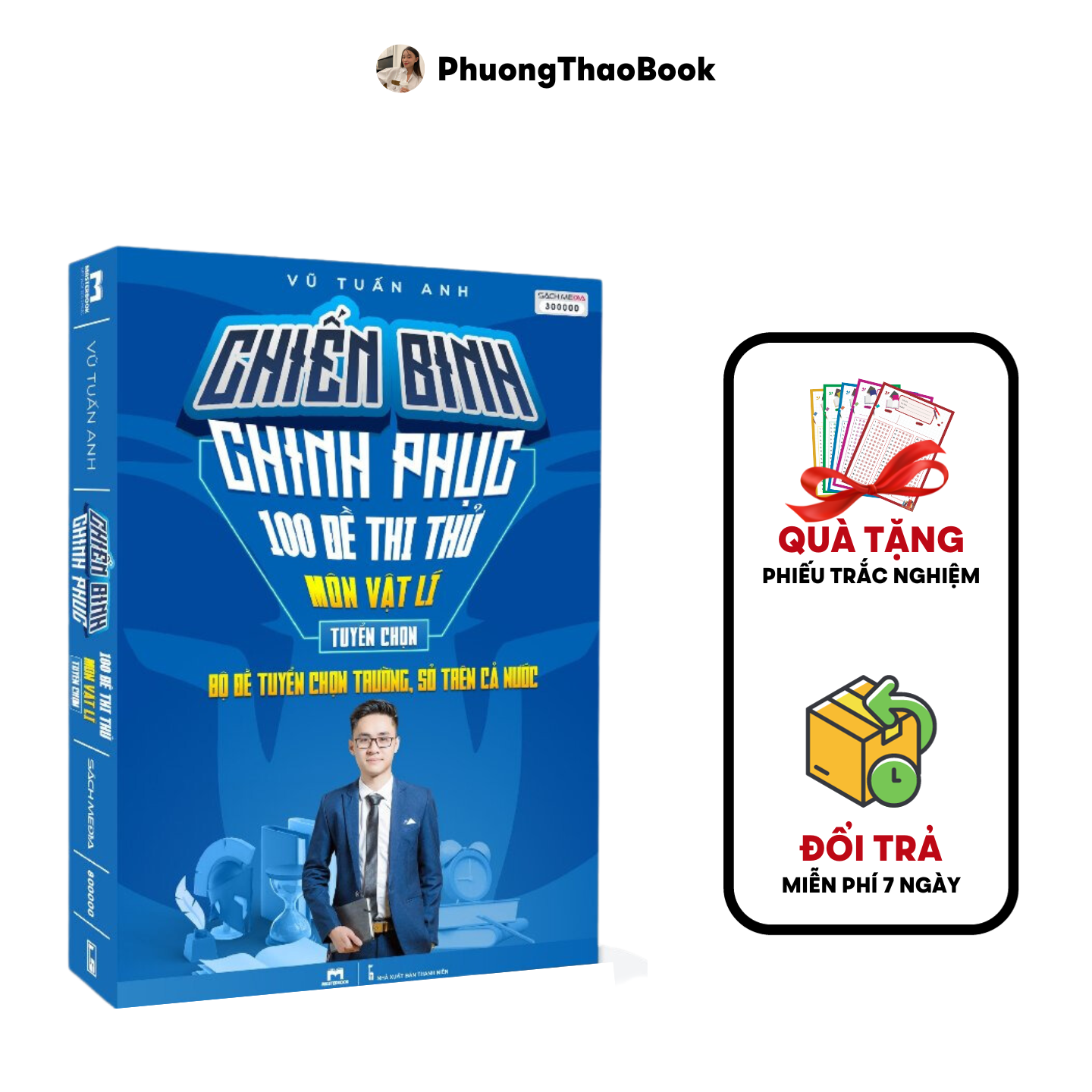 Sách - Chiến binh chinh phục 100 đề thi thử môn vật lý (Thầy Vũ Tuấn Anh)