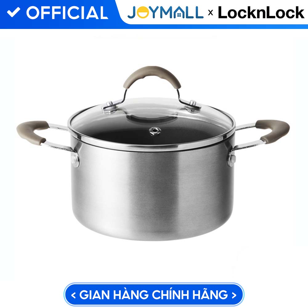 Nồi Lock&Lock Handycook LHD1142 Có Nắp Đậy 14cm - Màu Xám