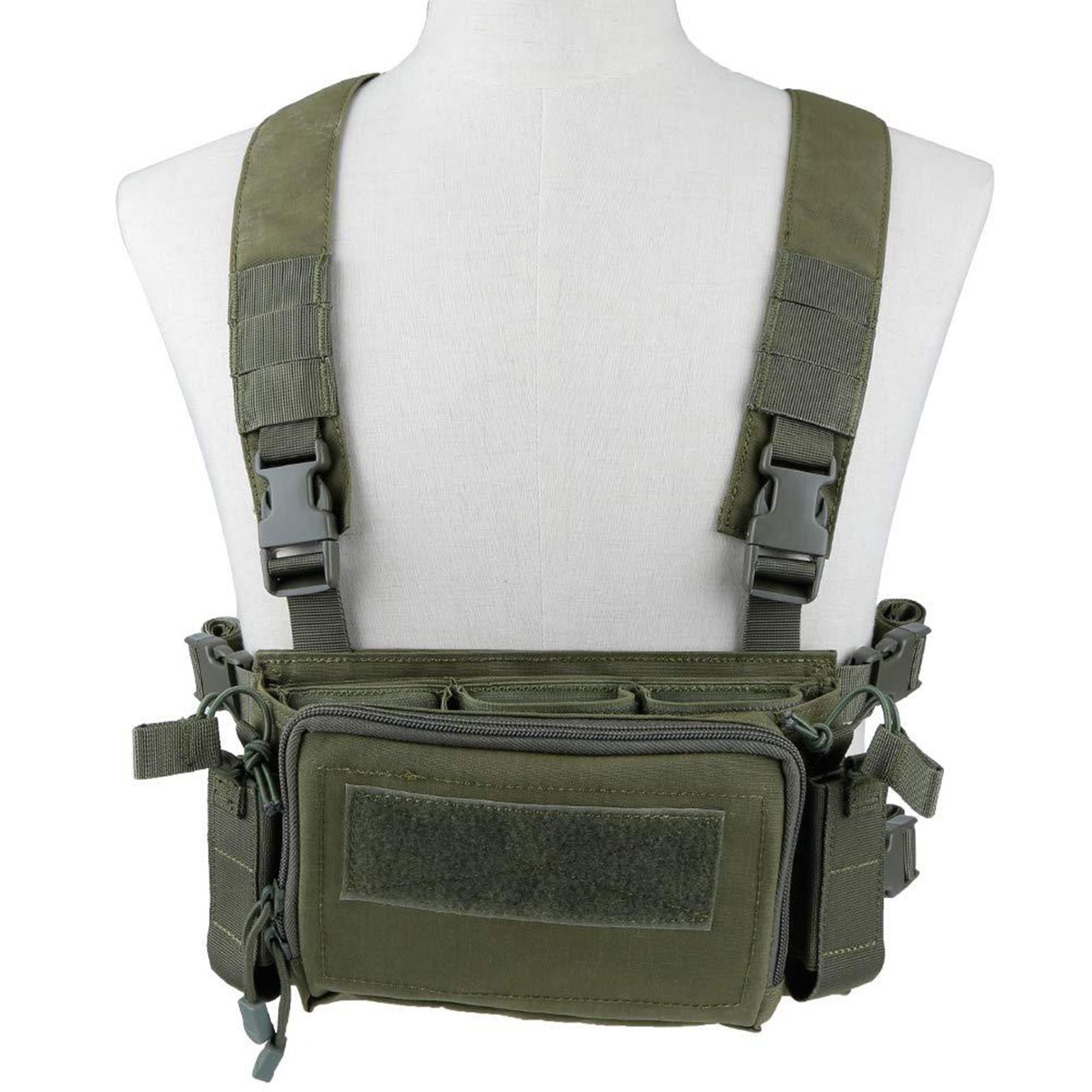 Vest with Pouch Molle Chest Plate Carrier