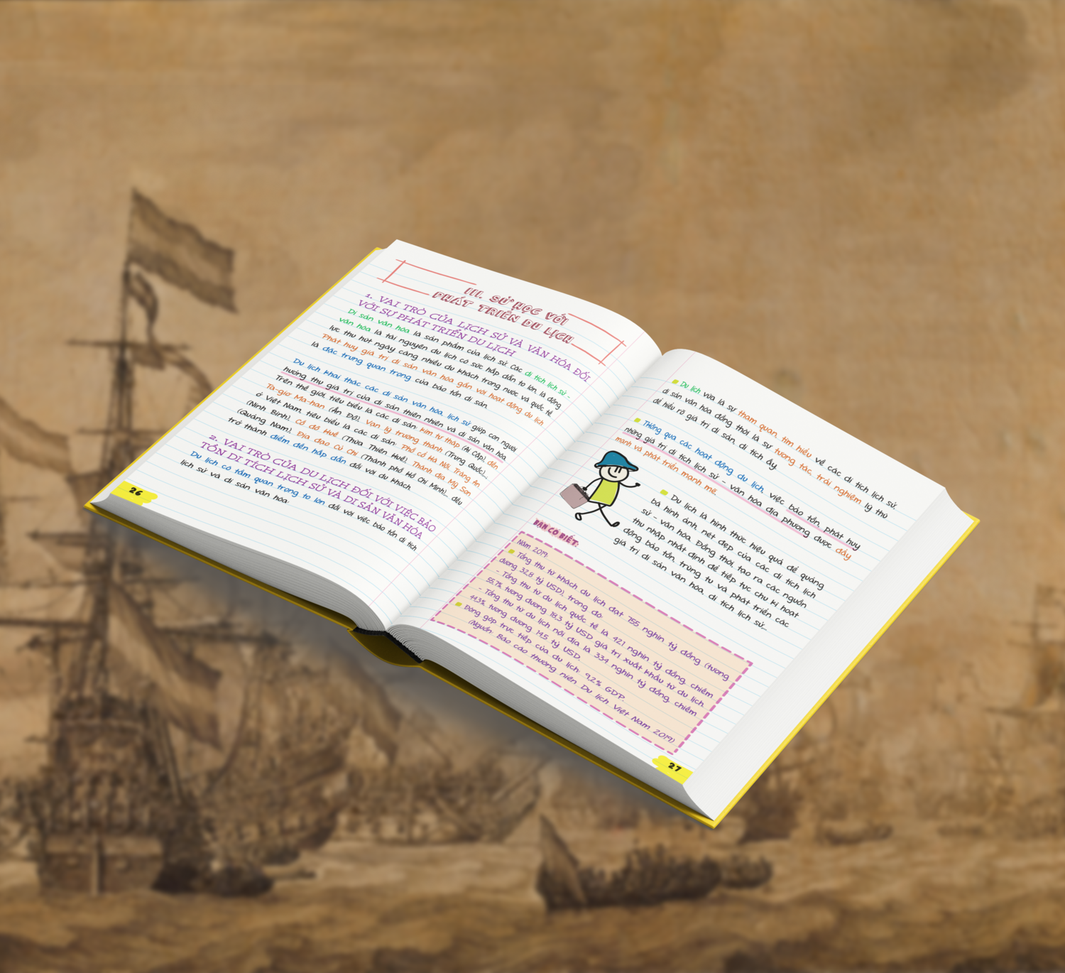 Sách - Sổ tay lịch sử, sách lịch sử Việt Nam và Thế giới - Á Châu Books, bìa cứng in màu