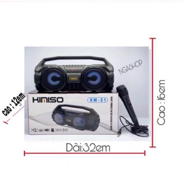 LOA BLUETOOTH HÁT KARAOKE XÁCH TAY KIMISO KM-S1 - Hàng Chính Hãng