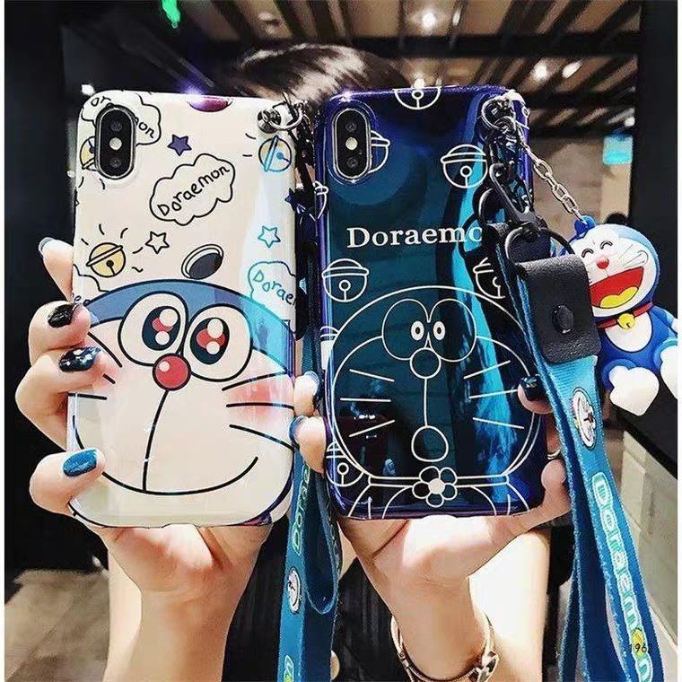 Ốp lưng Doreamon full phụ kiện cho iphone X / Xs max / 8 plus / 7 plus