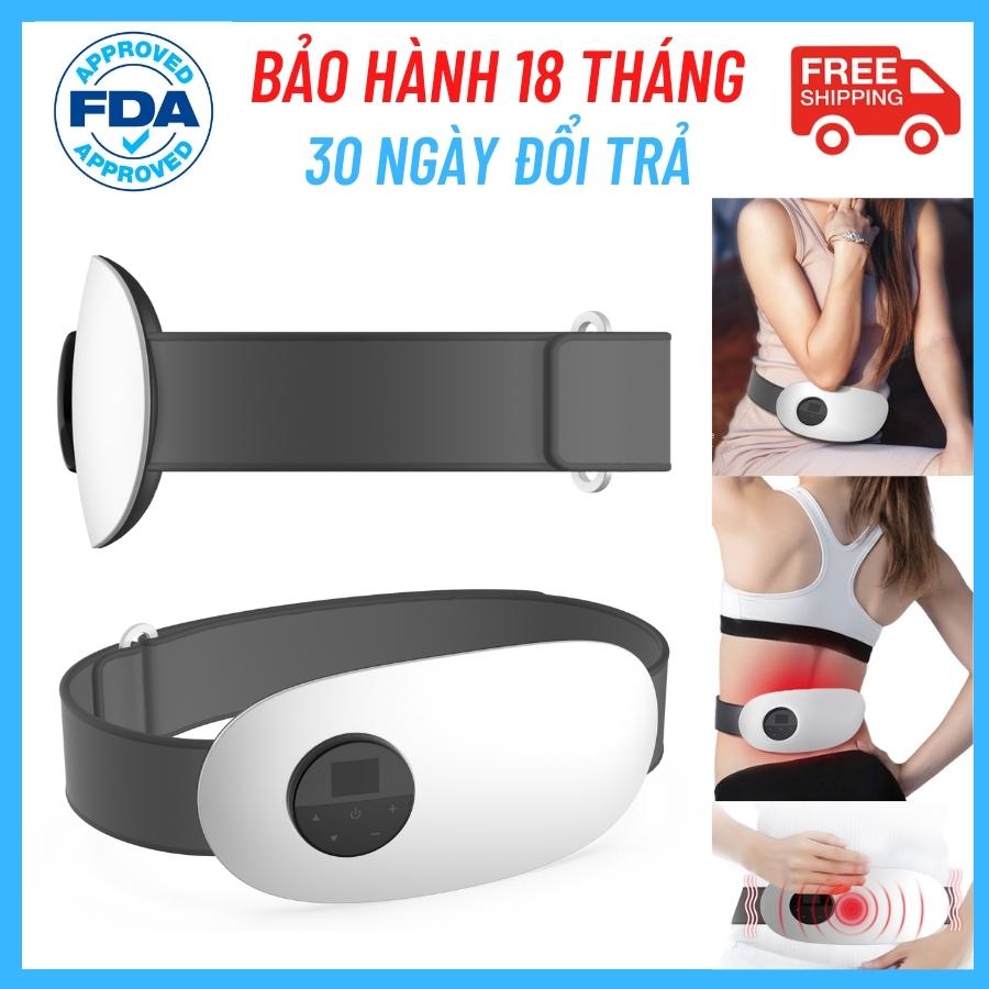 Đai hỗ trợ giảm béo, Giảm Đau Lưng Nam, Giảm Đau Kinh Nguyệt, Sưởi Ấm Bụng, Massage, SUPER BELT 3D[30 NGÀY 1 ĐỔI 1] Công Nghệ Rung, Nóng Và Xung Điện EMS