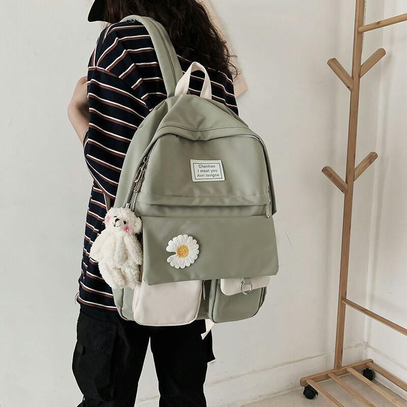 Balo ulzzang chống nước thời trang nữ đi học đi chơi dễ thương cute chống nước