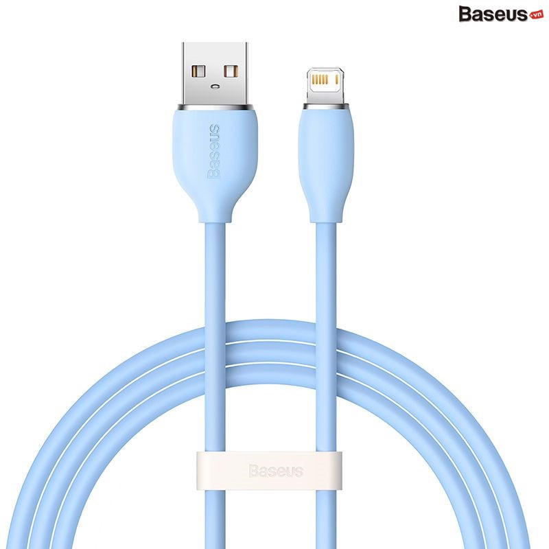 Cáp sạc nhanh cho IPhone Baseus Jelly Liquid Silica Gel Fast Charging 2.4A Data Cable - Hàng chính hãng