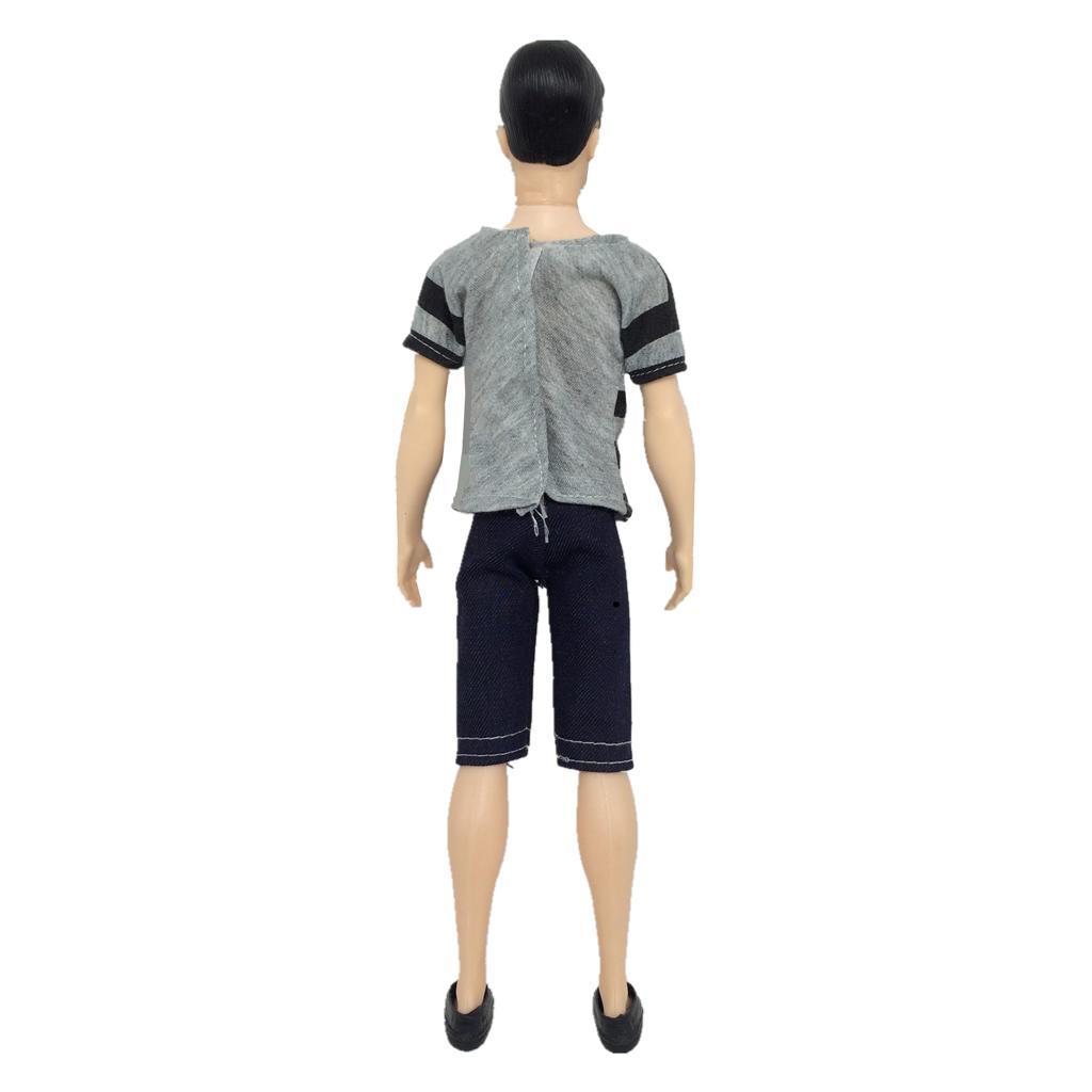 Doll Soccer Uniform Outfit Suit Tops Short pants for 32cm Doll