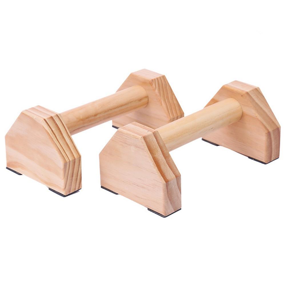 1 Cặp Dụng Cụ Tập Thể Hình Tại Nhà Chống Trượt Bằng Gỗ