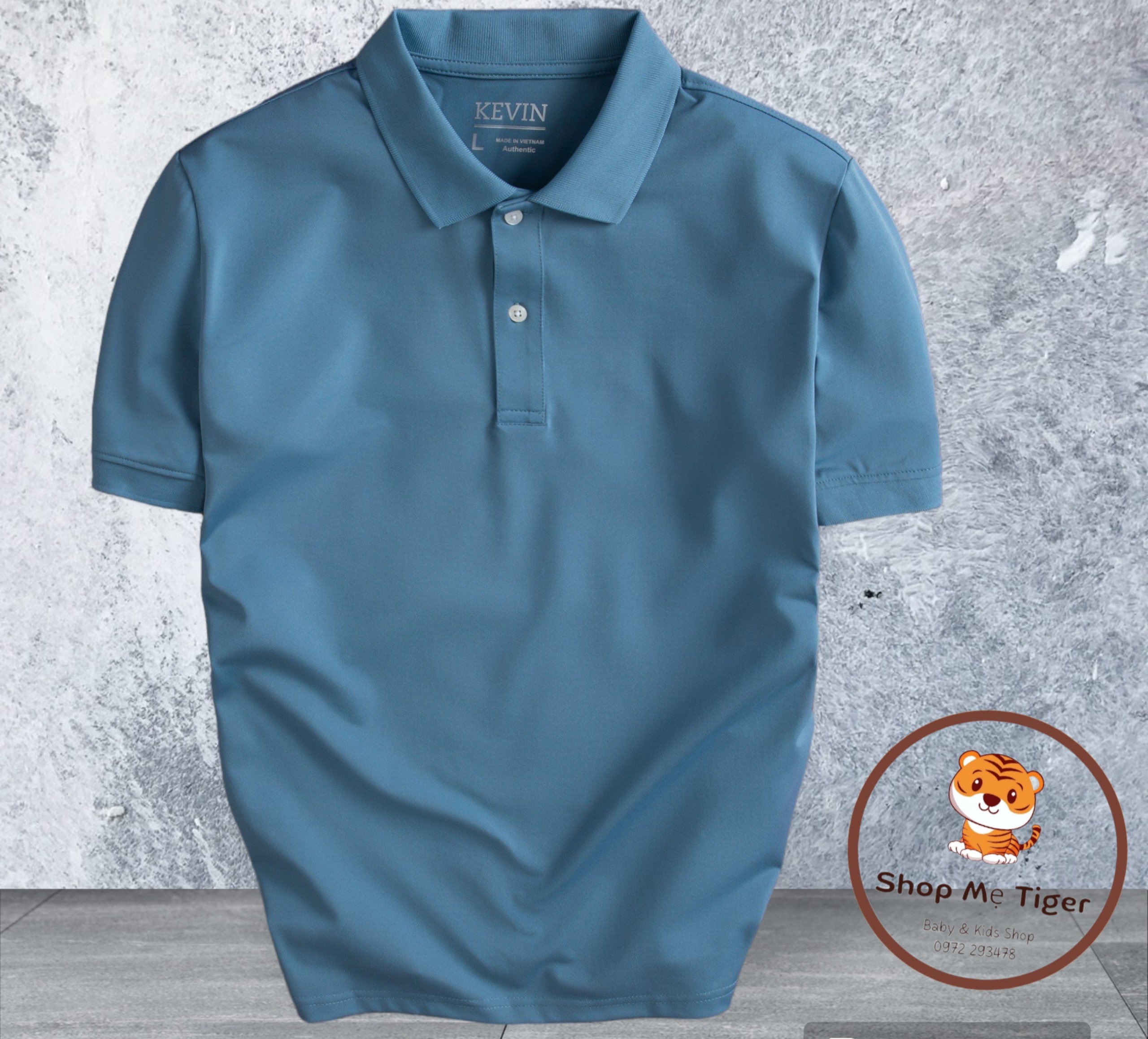 Áo thun Polo nam cổ bẻ Kevin vải cá sấu Poly kháng khuẩn, chống nhăn, thoáng mát