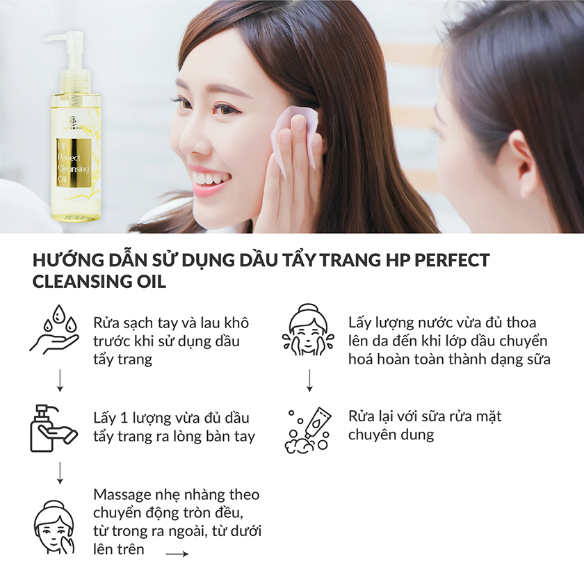 Dầu tẩy trang HP Perfect Cleasing Oil Huyền Phi 150ml