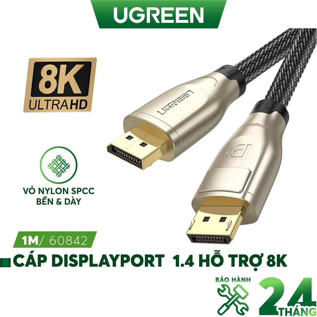 Cáp Displayport 1.4 8K@60Hz dài 1-3M UGREEN DP112 - Hàng Nhập Khẩu