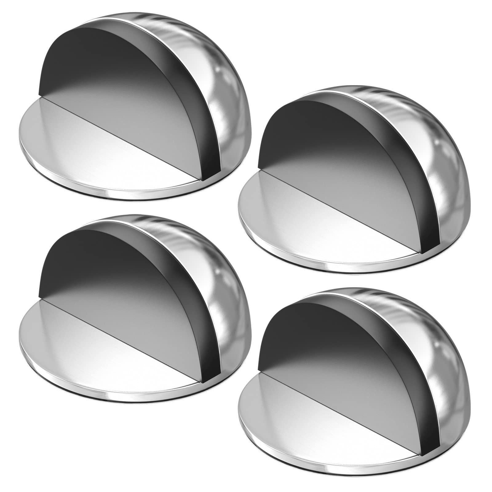 4 mảnh đóng cửa cửa tự dính, cửa thép không gỉ với đường ống cao su, nút thép không gỉ cho tất cả các sàn cứng để bảo vệ cửa ra vào, tường và đồ nội thất