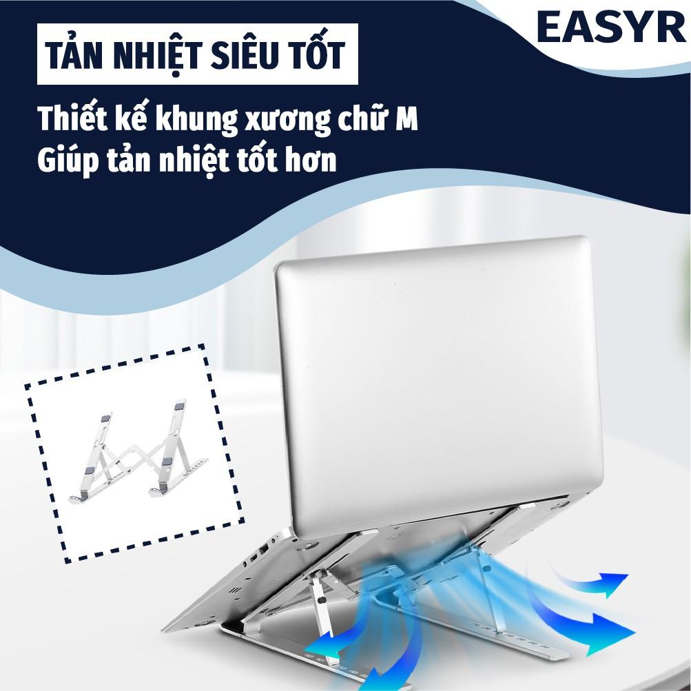 Giá Đỡ dành Cho Laptop Aluminium 100% Hợp Kim Nhôm Siêu Cứng Cáp &amp; Nhỏ Gọn, Tặng Kèm Túi Giá Đỡ