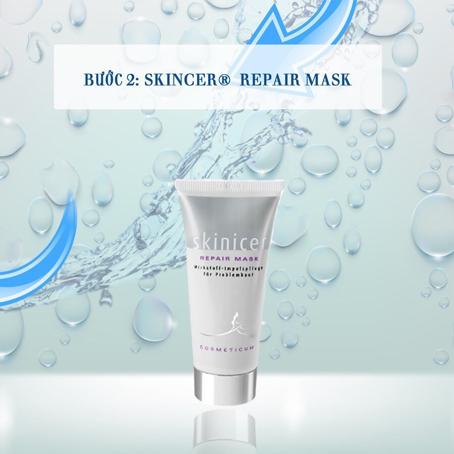 Mặt Nạ Tái Tạo Da Tẩy Tế Bào Chết Se Khít Lỗ Chân Lông Skinicer Repair Mask 40ml - Đức