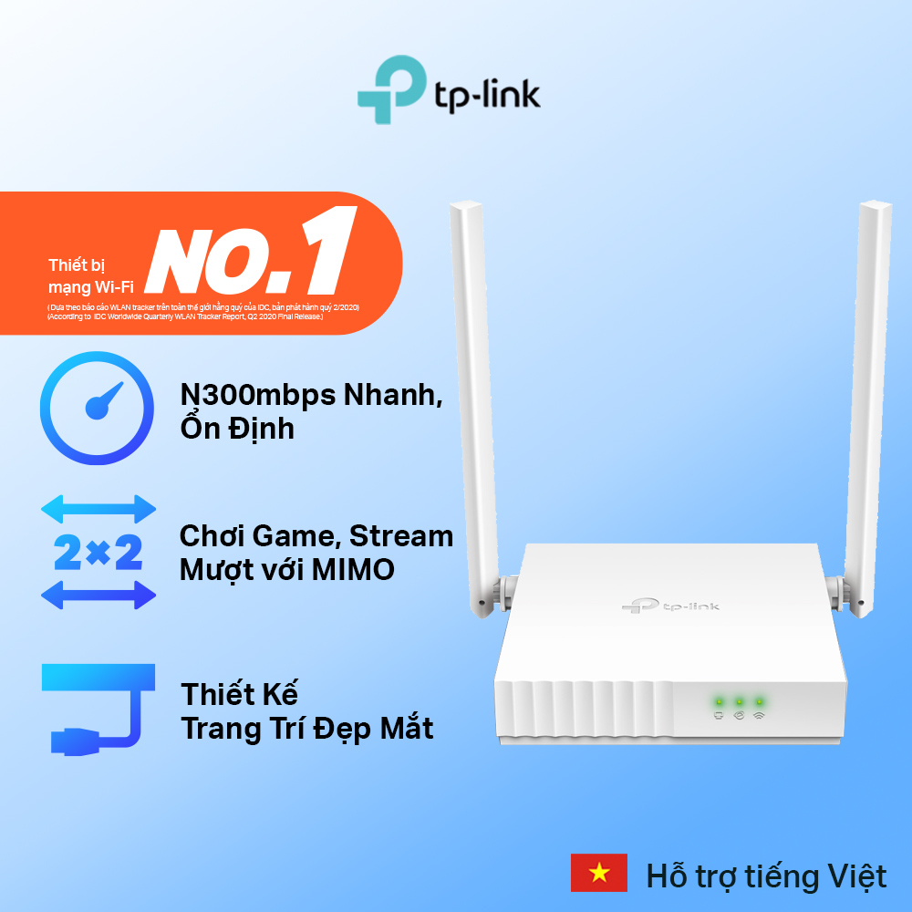 Bộ Phát Wifi TP-Link TL-WR820N Chuẩn N 300Mbps - Hàng Chính Hãng