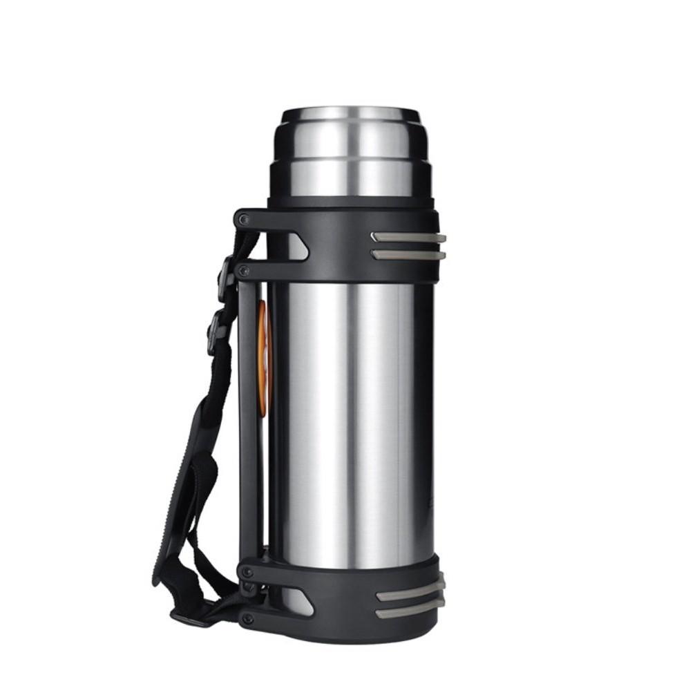 Nồi giữ nhiệt quai xách đi du lịch chân không THERMOS CUP 2000ml