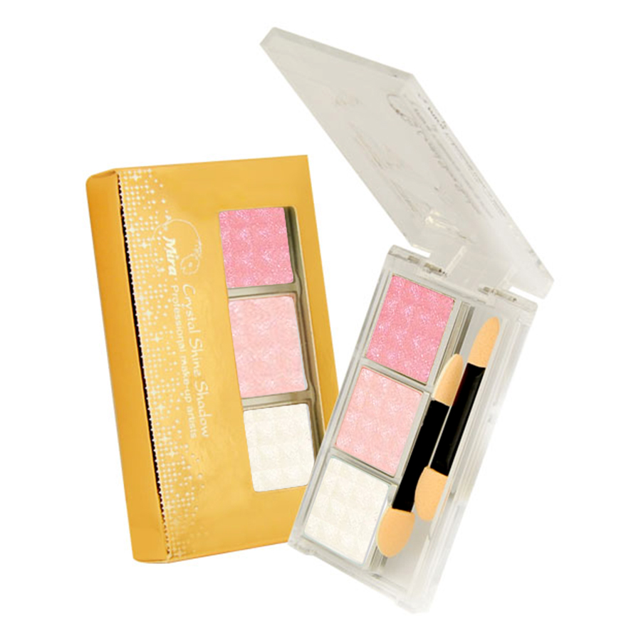Màu Mắt 3 Ô Mira Crystal Shine Shadow