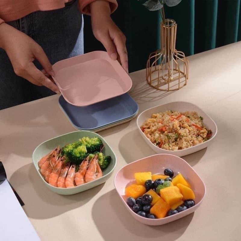 Set 8 đĩa lúa mạch cao cấp