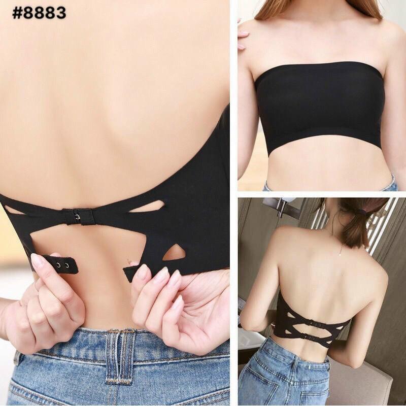 ÁO BRA SU ỐNG CÀI SAU DÂY CHÉO KHÔNG DÂY