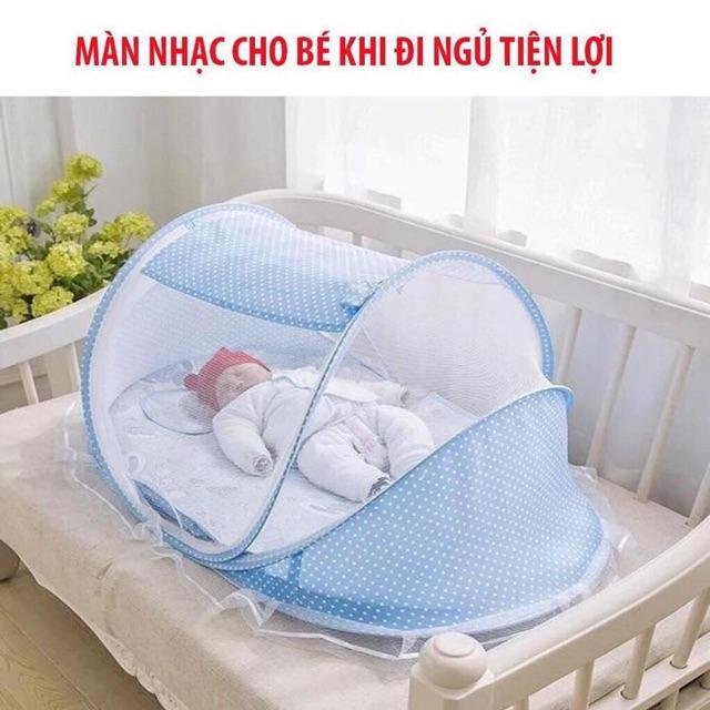 Màn đệm chống muỗi cho bé có nhạc