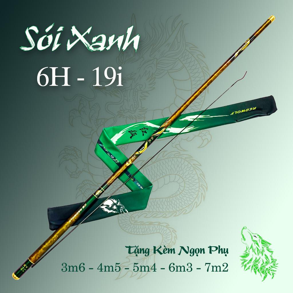 Cần câu tay Red Wolf Sói Xanh 6H - 19i tặng kèm đọt phụ