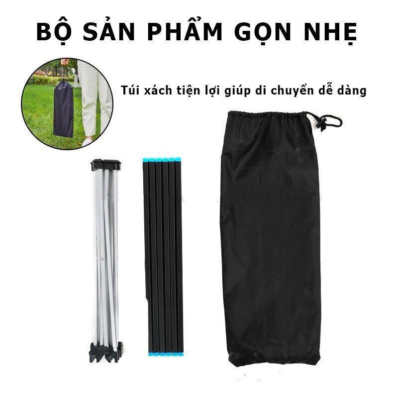 Bàn dã ngoại xếp gọn picnic du lịch gấp gọn bằng hợp kim nhôm nhẹ, gấp gọn, chắc chắn, độ bền cao.