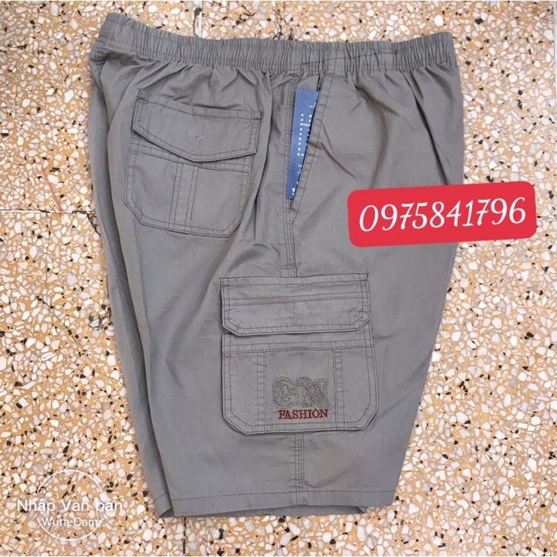 Quần ngố thô kaki nam trung niên chất mềm đẹp có size cho người 90kg