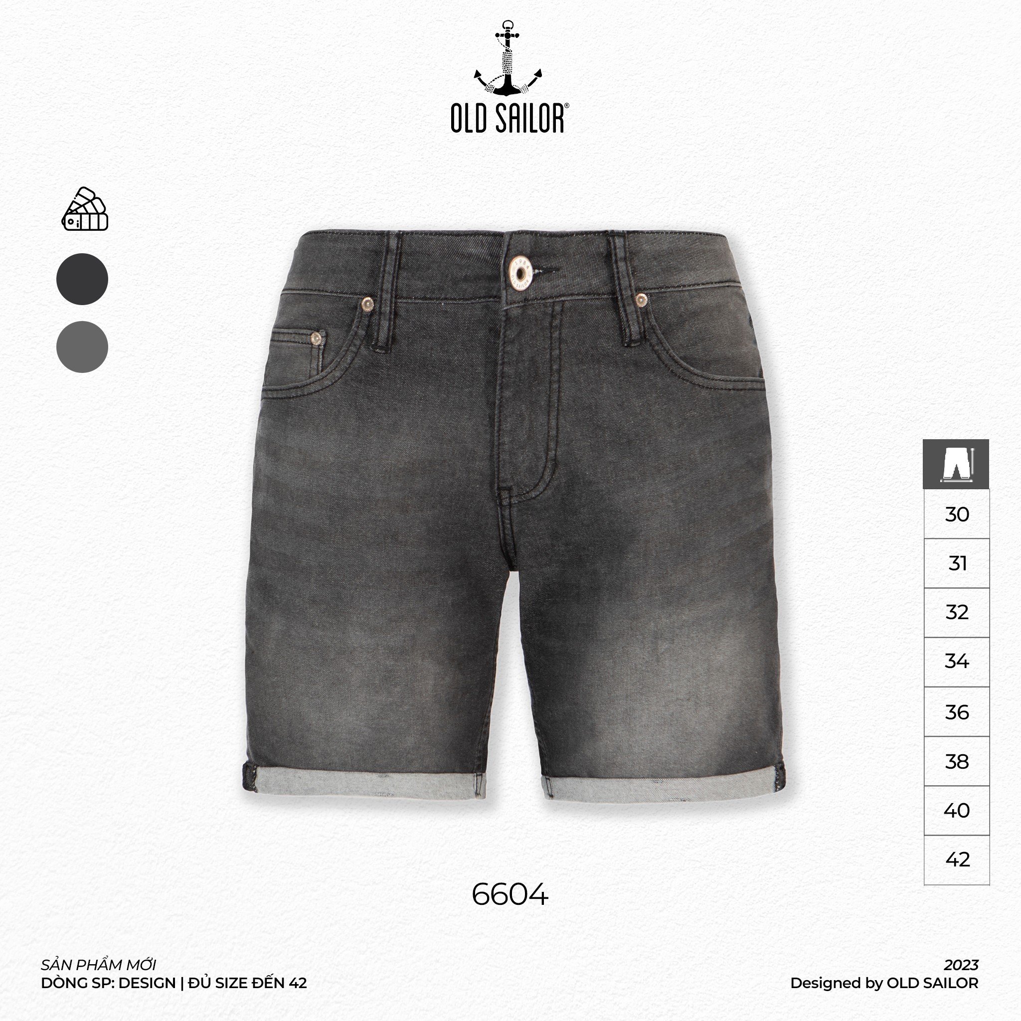 Quần lửng nam Old Sailor - OSL DENIM SHORT - 6602, 6604 - Big size upto 42