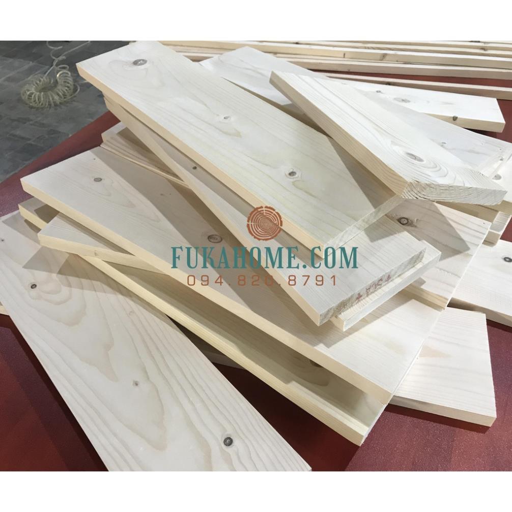 Tấm gỗ thông mới R12xD30/D40cm, dày 1,8 cm bào láng 4 mặt làm mặt bàn, ghế, giá, kệ DIY - TG12x1.8-30