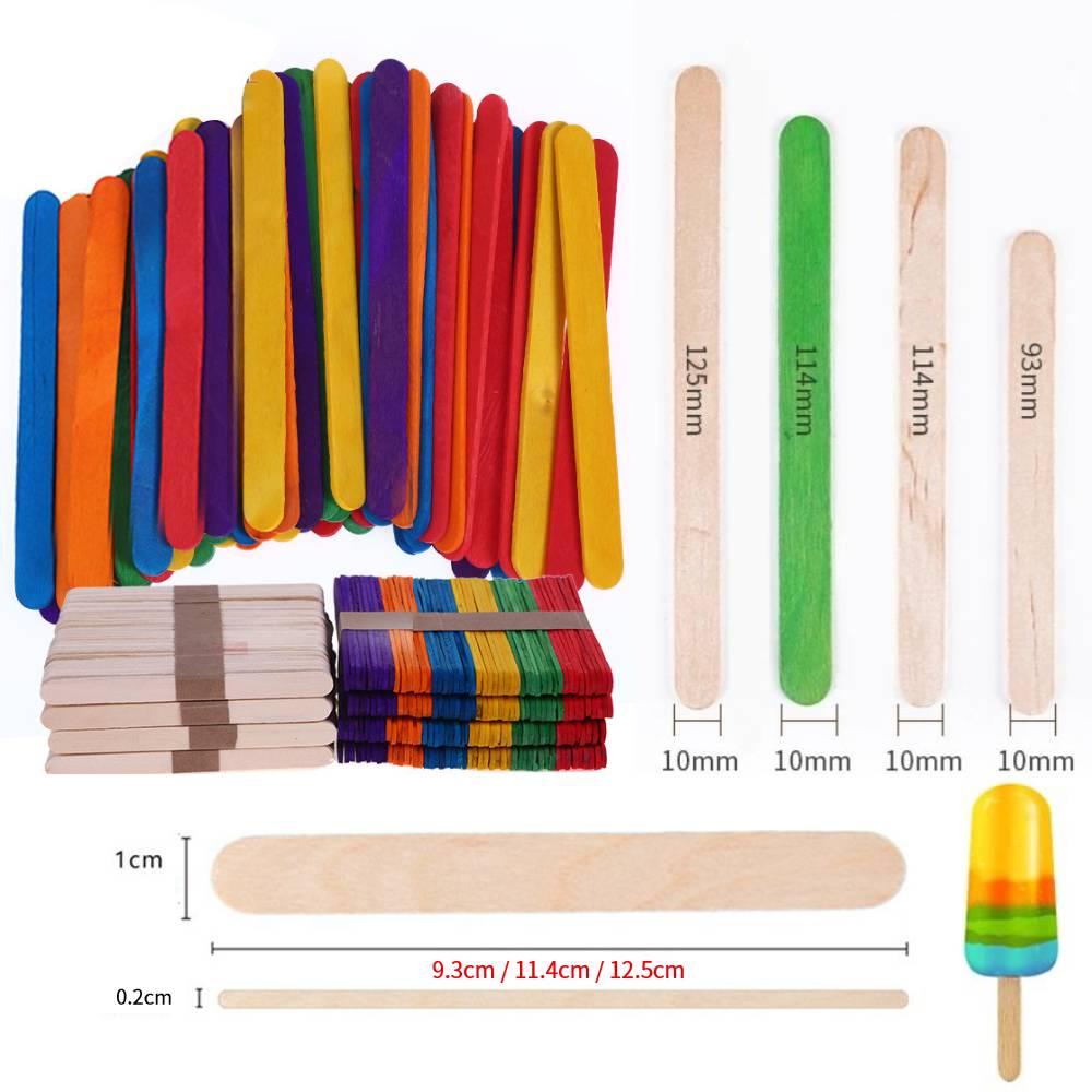 Set 50 que làm kem bằng gỗ tự nhiên an toàn