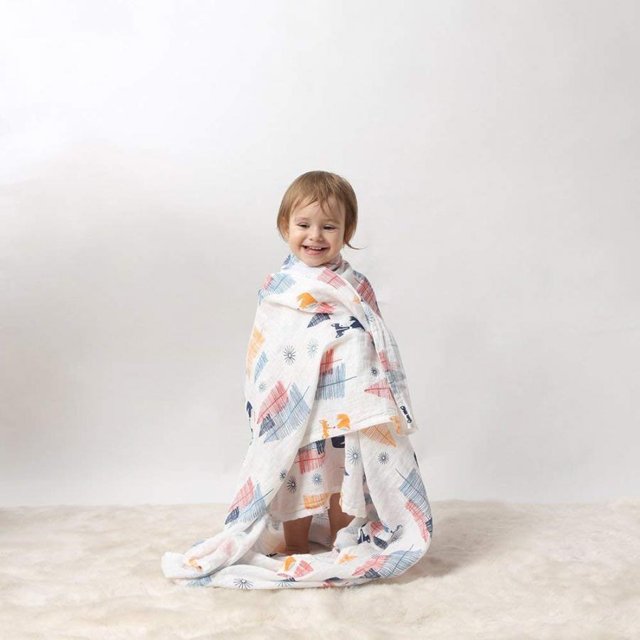 Khăn cuốn AOBERST Muslin swadle chất liệu cotton