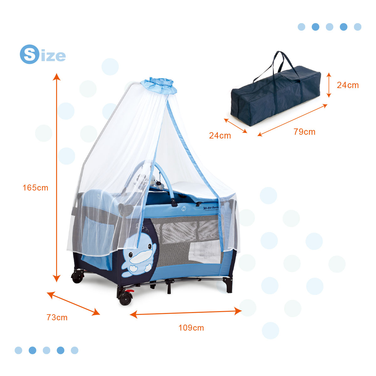 NÔI NGỦ DU LỊCH CHO BÉ KUKU - KU6034