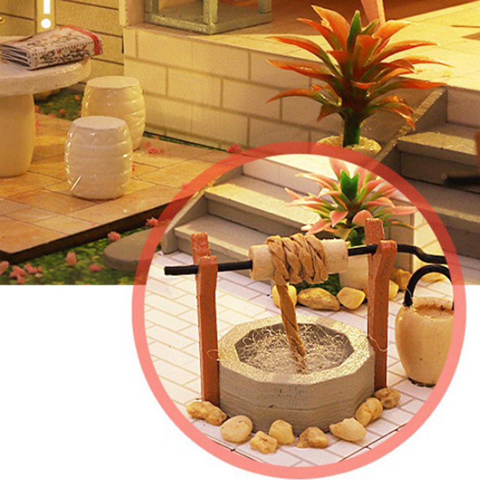 DIY Creative 3D Miniature Dollhouse With Furniture Wooden Villa Puzzle Gift