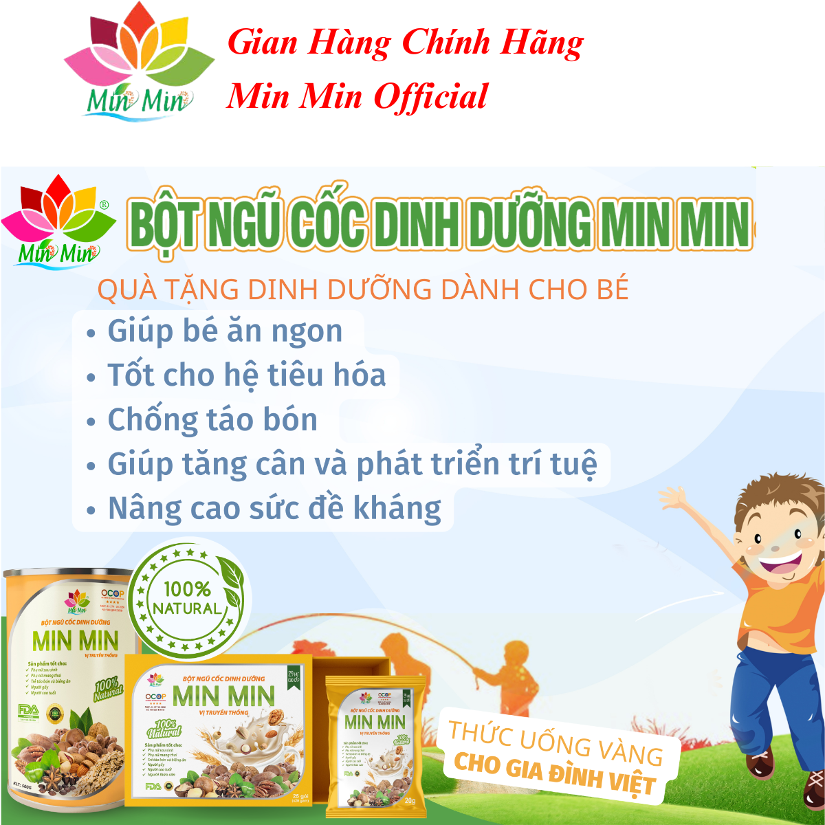 2 Hộp Ngũ Cốc Bầu Lợi Sữa Dinh Dưỡng Min Min 29 Vị Hạt Truyền Thống Ngũ Cốc Min Min Dinh Dưỡng Cho Cả Gia Đình