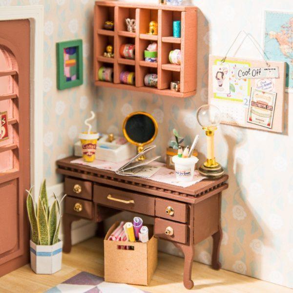 Đồ Chơi Lắp Ráp Bằng Gỗ 3D   Mô Hình Nhà Tí Hon Anne’s Bedroom