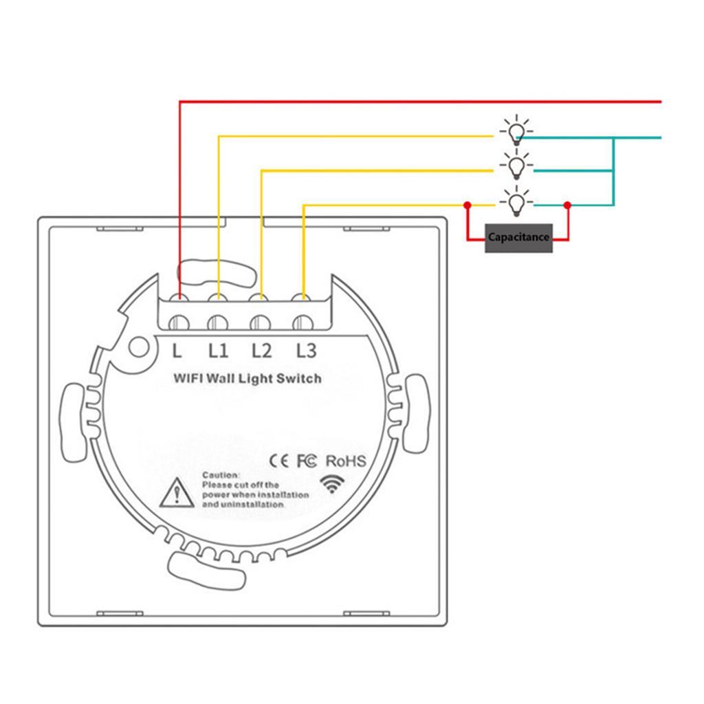 WiFi Smart Switch Touch Control EU Plug