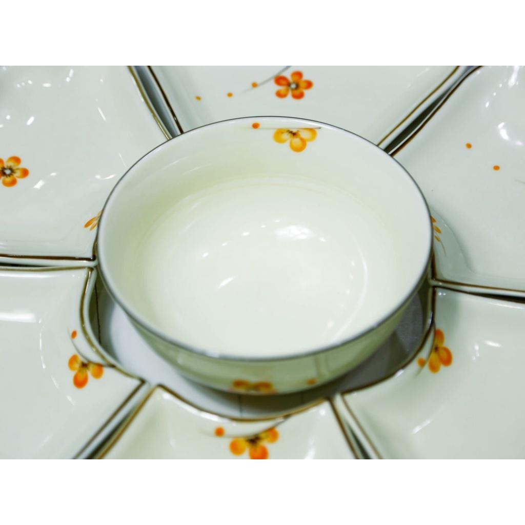 Bộ Hoa Mặt Trời - Bộ Hoa Cúng Bát Tràng - Hoa Mai Vàng