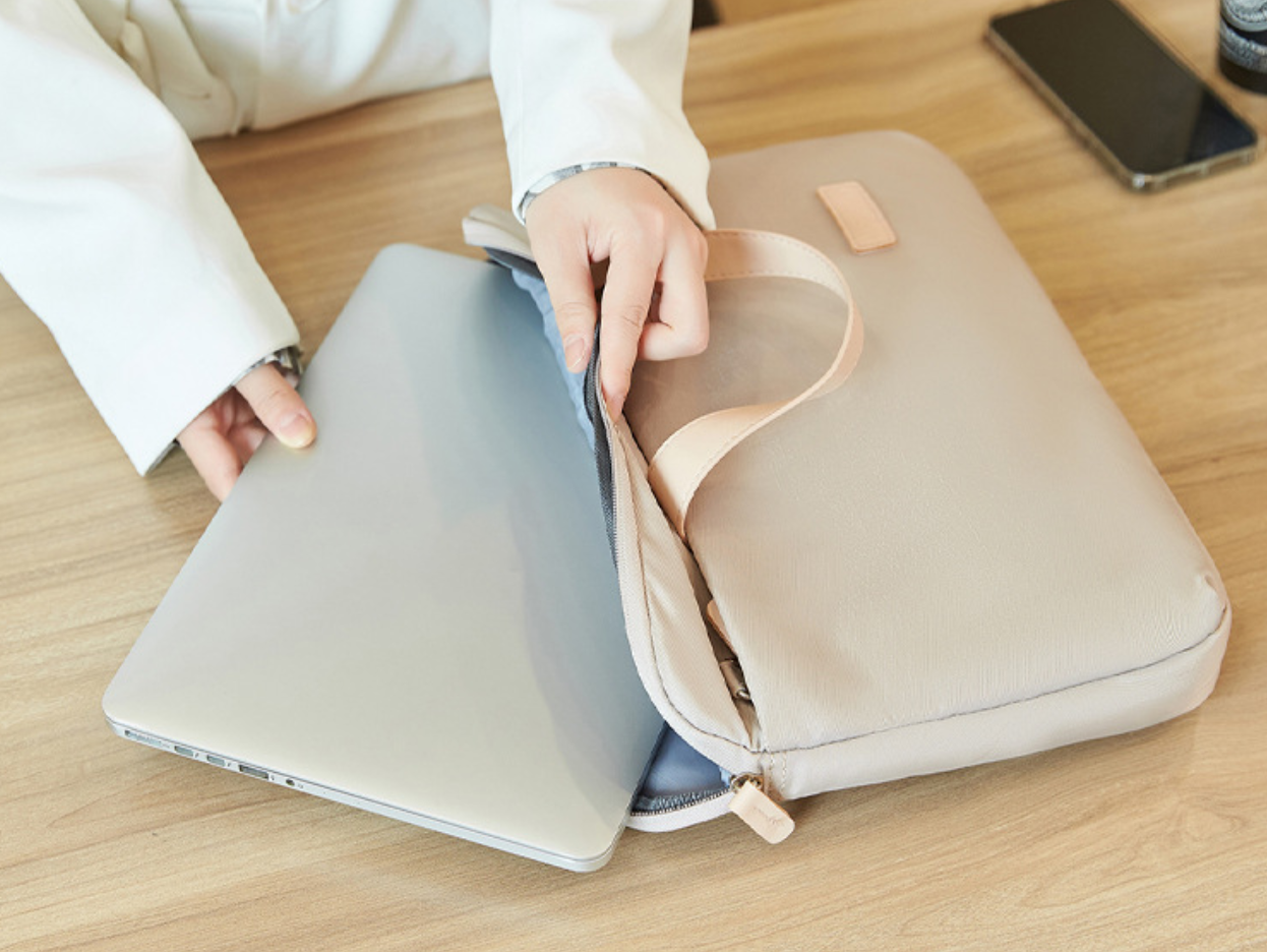 Túi xách chống sốc dành cho laptop máy tính,  túi công sở nam nữ đeo chéo cặp đựng laptop - Hàng chính hãng