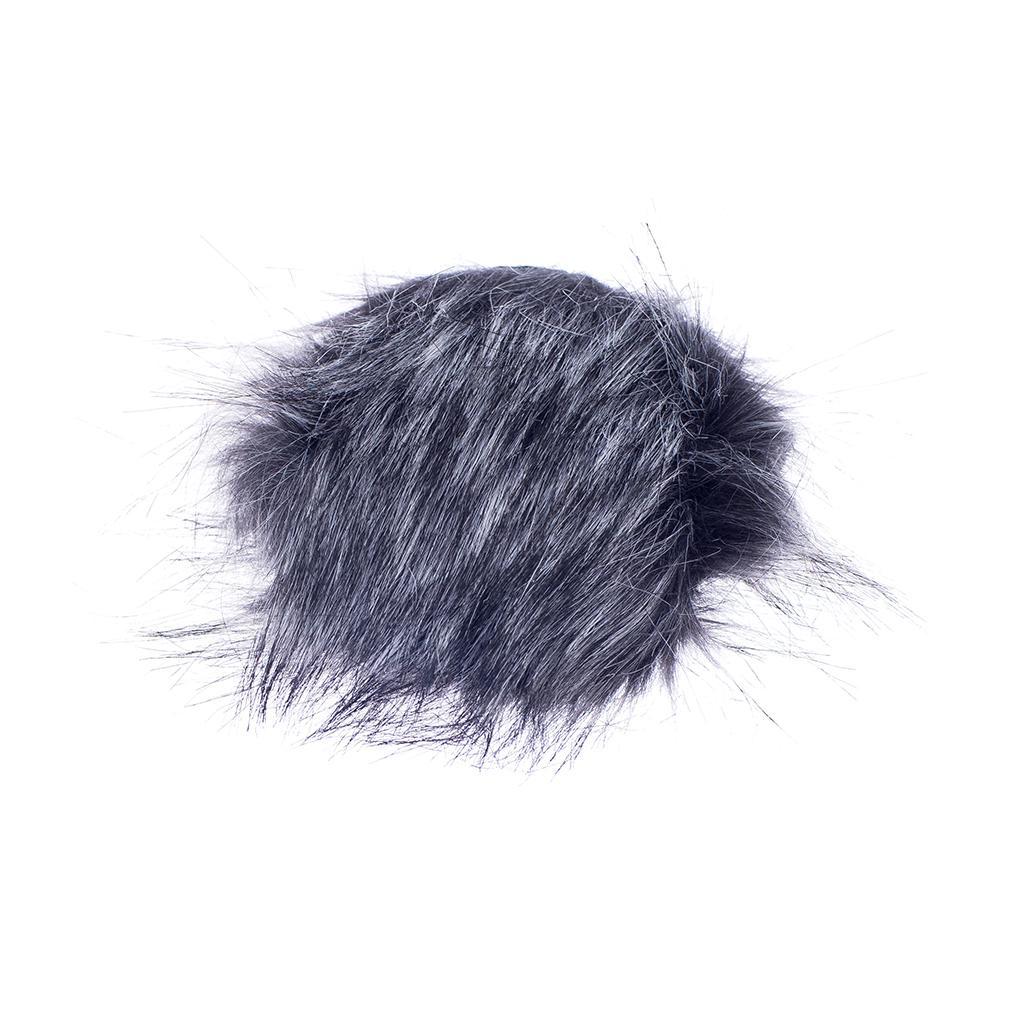 2pcs Mic Furry Windscreen Muff Wind Cover for Lavalier Lapel Microphone