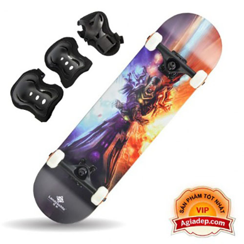 Ván trượt chuyên nghiệp SkateBoard (Phi thuyền mặt đất Landyard) - Thông minh