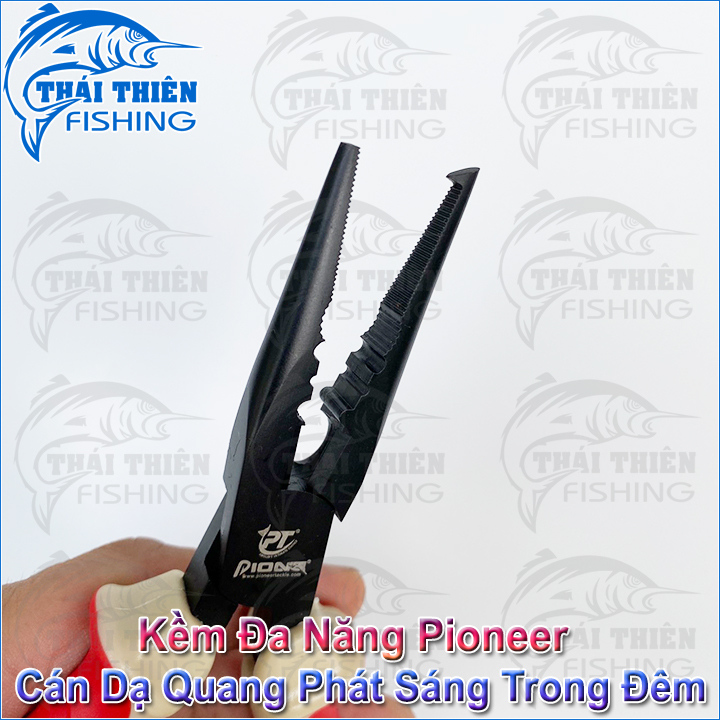 Kềm Cá Đa Năng Pioneer 6inch Cán Dạ Quang Chuyên Dùng Kẹp, Gắp Gỡ Cá, Tháo Móc Lưỡi Mồi Giả