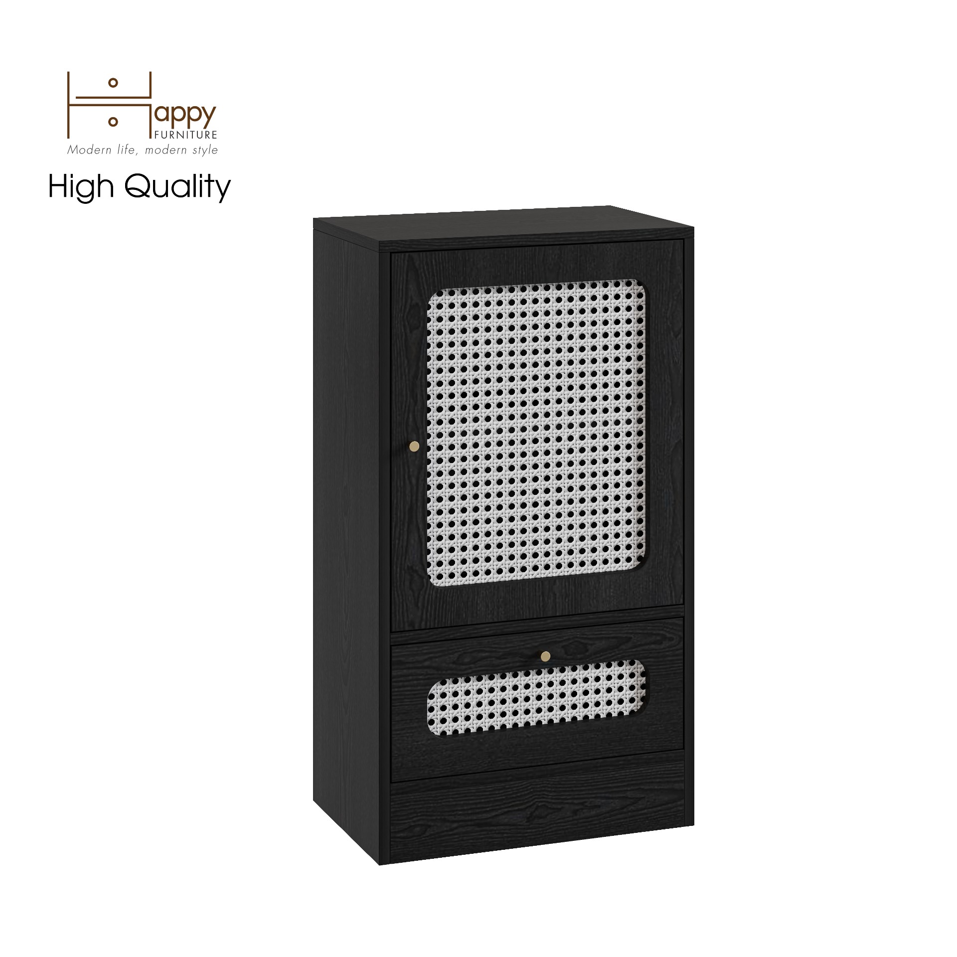 [Happy Home Furniture] MEYDAN, Tủ đựng đồ cánh mây , 50cm x 32cm x 90cm ( DxRxC), TCM_049