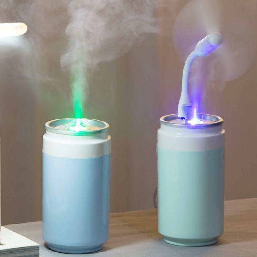 Máy Phun Sương Tạo Độ Ẩm Di Động Quạt USB Mini LED 2-Bánh Răng Điều Chỉnh Để Bàn Tự Động Ngắt Điện Máy Tạo Độ Ẩm Không Khí Xe phụ Kiện