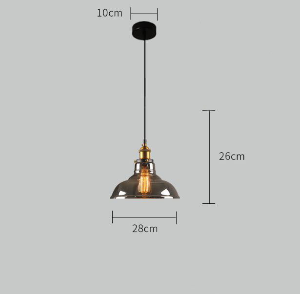 Đèn thả GLATS chao thủy tinh hiện đại trang trí nhà cửa cao cấp kèm bóng Led ST64 [ẢNH THẬT 100%].