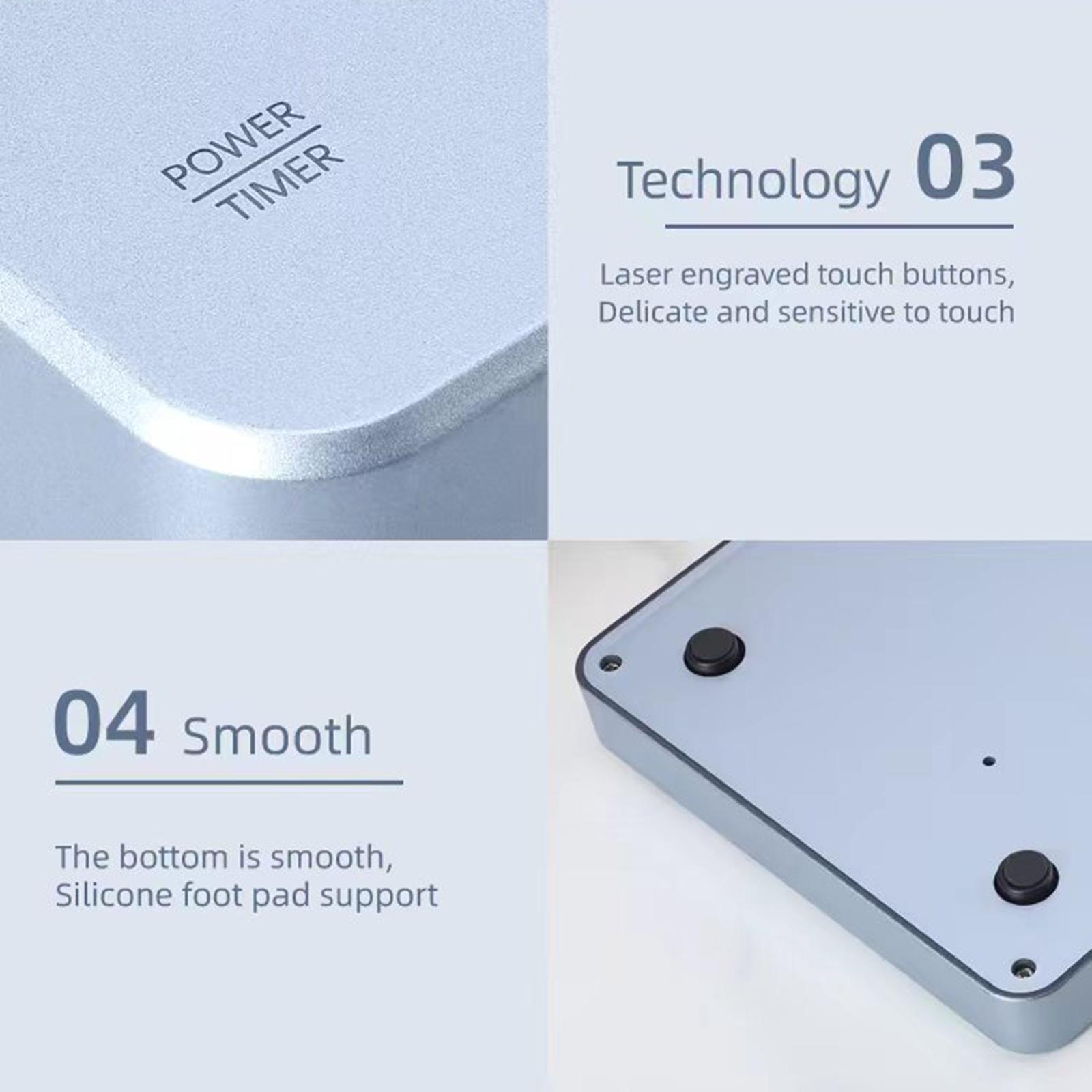 Multifunction Digital Coffee Scale 3kg/0.1G USB Rechargeable for Household