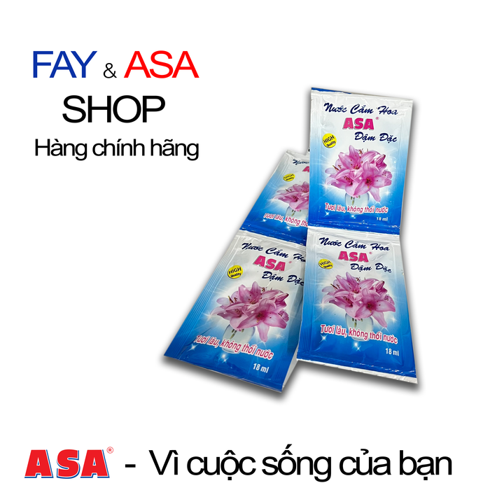 Nước cắm hoa đậm đặc dây 10 gói giúp hoa tươi lâu, không thối nước
