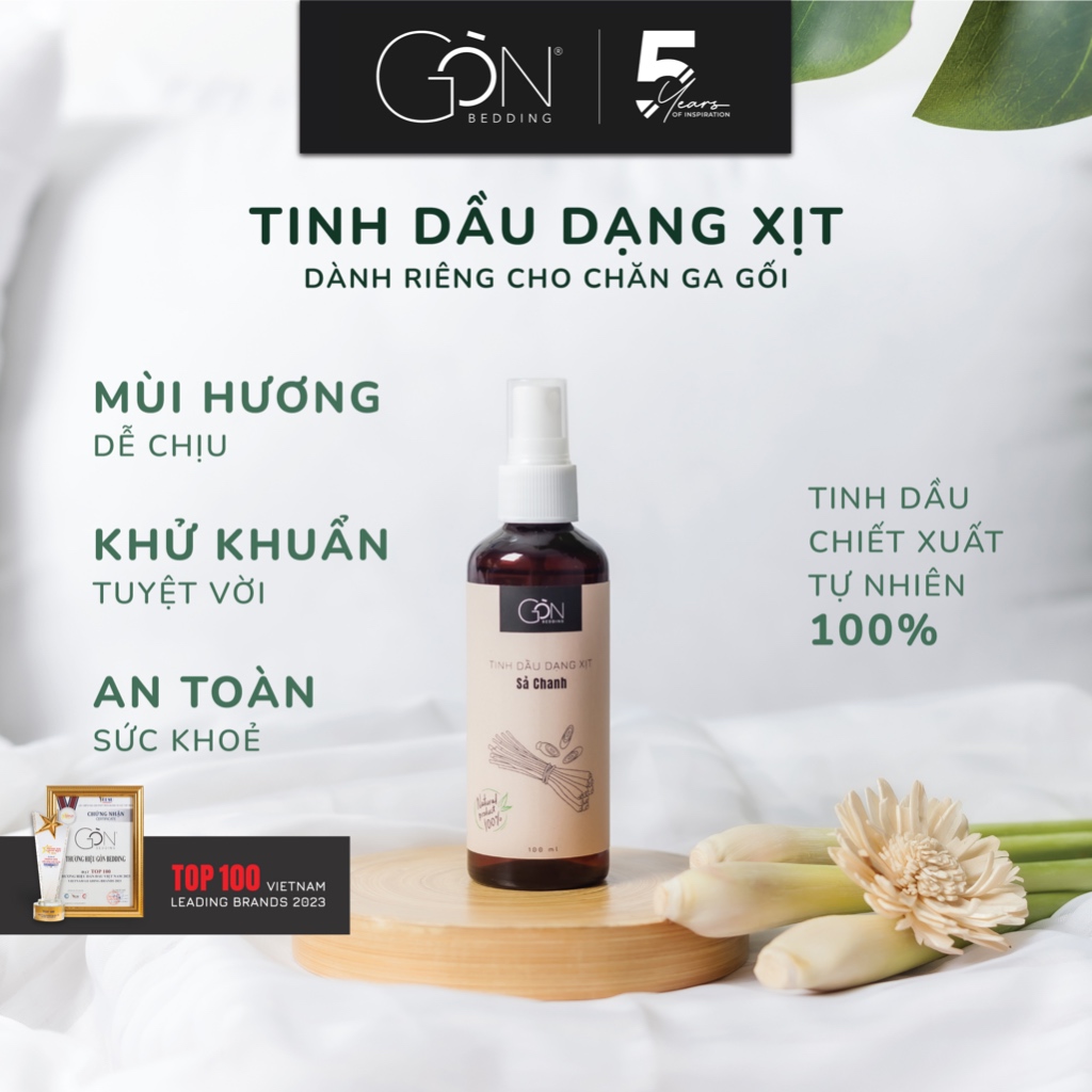 Tinh Dầu Dạng Xịt Gòn Bedding Dành Riêng Cho Chăn Ga 100 ml