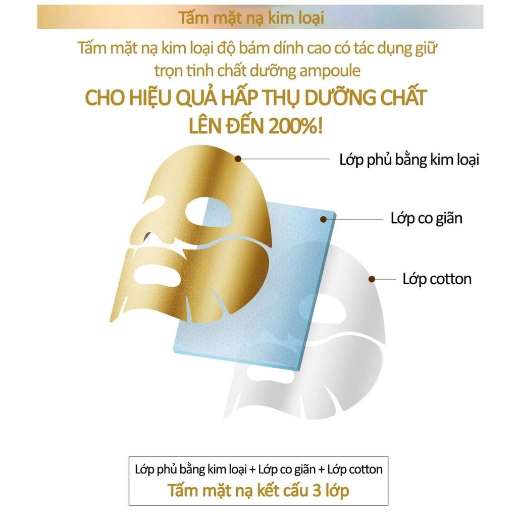 Hộp 10 Mặt Nạ Giấy Banobagi Super Collagen Mask Stem Cell Vitamin Viên Thuốc Thần Thánh 30ml/Miếng