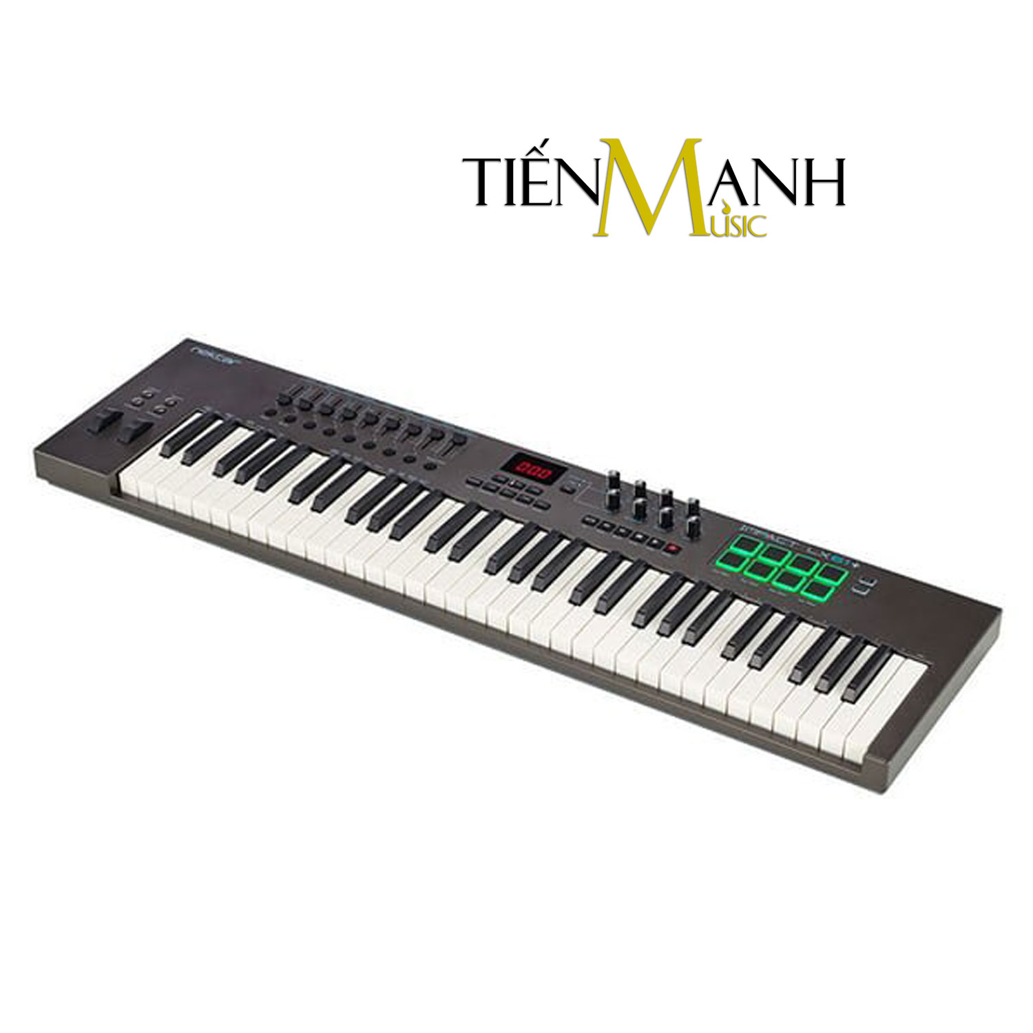 Nektar LX61+ Midi Keyboard Controller 61 Phím Cảm ứng lực Bàn phím sáng tác - Sản xuất âm nhạc Producer LX61 Hàng Chính Hãng - Kèm Móng Gẩy DreamMaker