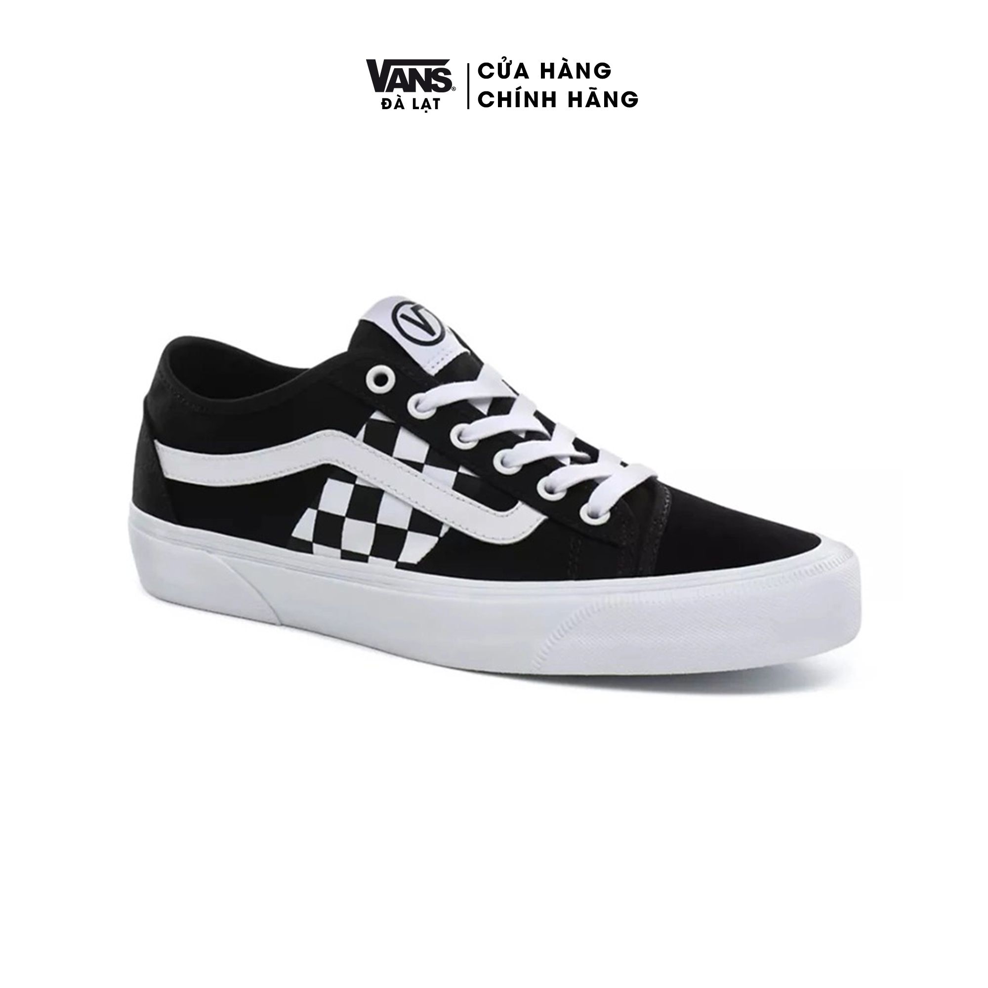 Giày Vans Sneaker Unisex màu đen phối họa tiết Caro - Vans Check Bess NI Shoes - VN0A4BTHT7Z