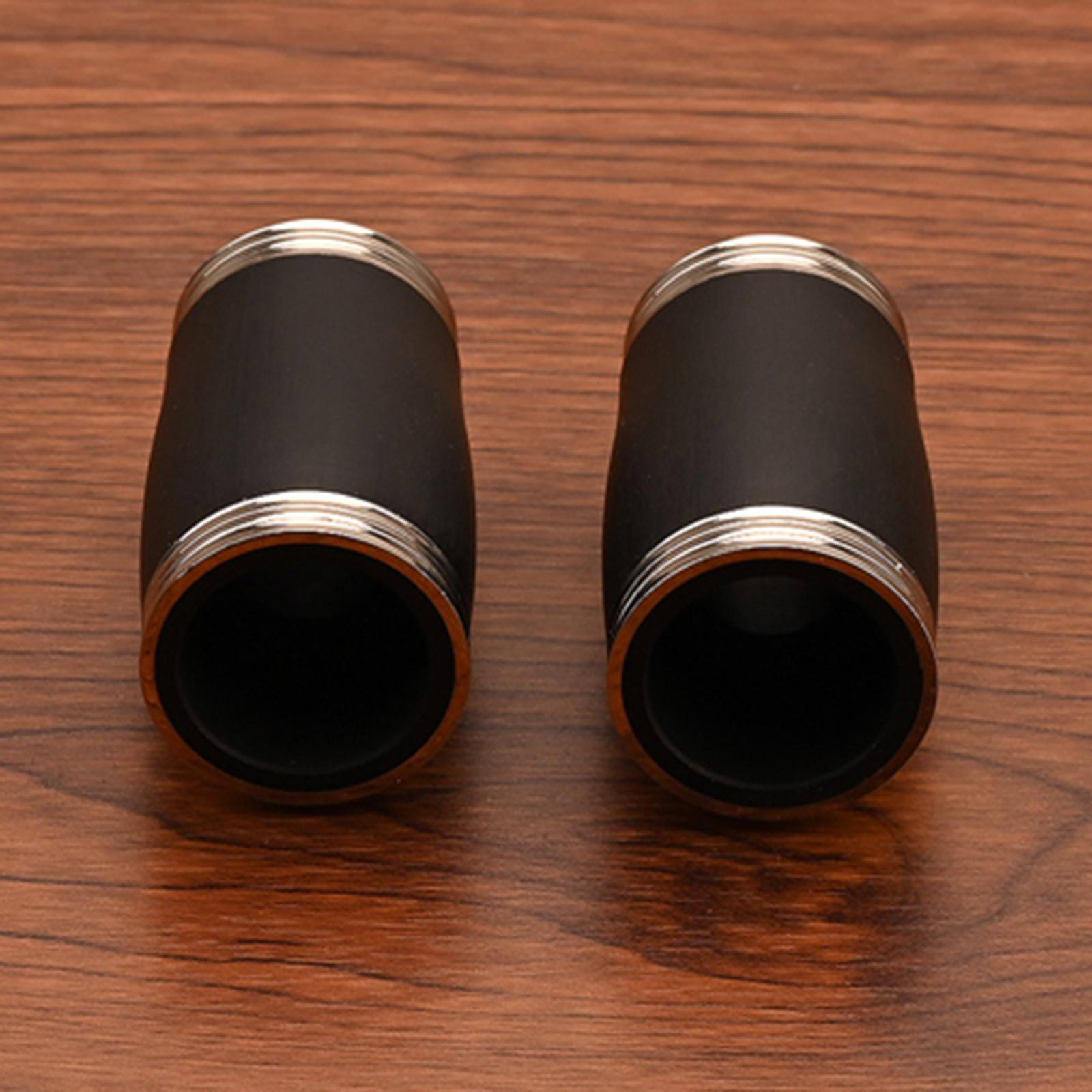 4 Pieces Bakelite Clarinet B Flat Tube Tuning Clarinet Tuning Tube for Musical Instrument